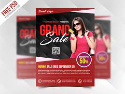 grand flyer template free psd
