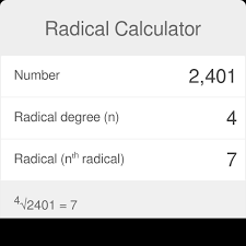 Radical Calculator Simplify Radicals