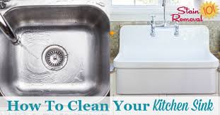 how to clean kitchen sinks hints and tips