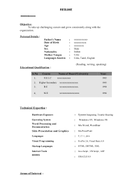 Fresher Resume for MBA Word Free Download Template net