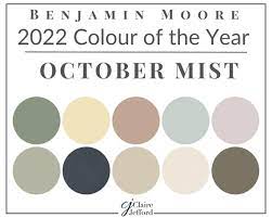 October Mist Benjamin Moore Color Of