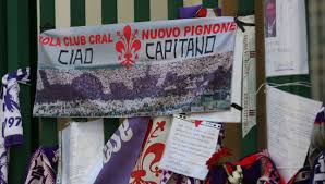 Supporters display a poster during the funeral ceremony of davide astori in florence in march 2018. Fiorentina S Davide Astori Given Emotional Sendoff As Juventus Stars Gianluigi Buffon And Giorgio Chiellini Attend Funeral Sport360 News