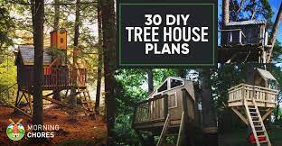 33 Diy Tree House Plans Design Ideas