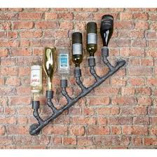 Wrought Iron Wall Hanging Wine Rack