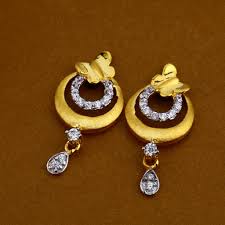 916 gold cz designer las pendant set