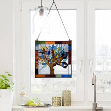 Multi Stained Glass Mystical World Tree