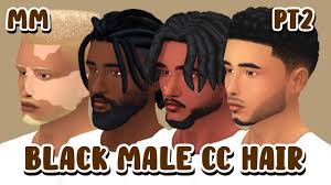 black male hair haul maxis match