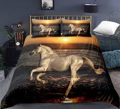 Horse Bedding Set King Size Running