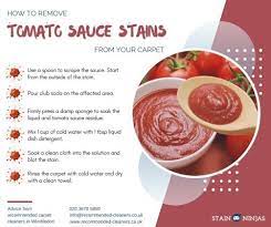 how to remove tomato sauce