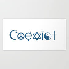 | meaning, pronunciation, translations and examples. Coexist Art Print By Travellingthecosmos Society6
