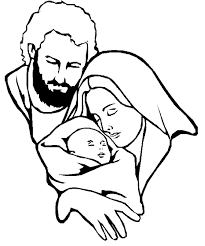 Jesus Mary and Joseph Coloring Page - Get Coloring Pages