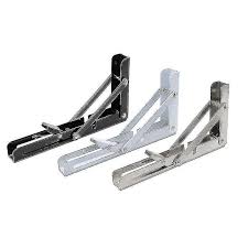 2 Pcs Folding Shelf Brackets Diy Wall