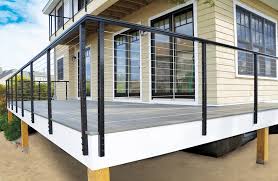 A deck railing should withstand up to 200 lbs. Ce Center Cable Railing Systems