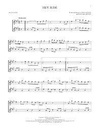 Hey jude the beatles | digital piano, vocal & guitar sheet music. The Beatles Hey Jude Piano Sheet Music Epic Sheet Music