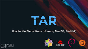 tar in linux ubuntu centos red hat