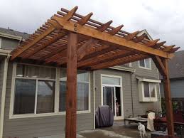 what size posts for pergola