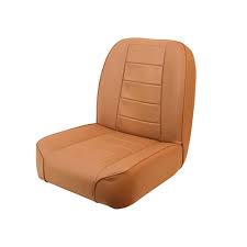 standard low back seat in tan fits 76