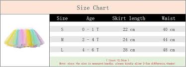 Us 8 41 49 Off 2019 Girls Tutu Skirts 0 6t Kids Pettiskirt Girl Princess Tulle Skirt Elastic Waist Colorful Ball Gown Skirts Baby Girl Clothes In