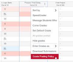 key concepts for grading in canvas