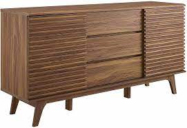 Product title antique buffet sideboard kitchen table with sliding. Buy Modway Render 63 Mid Century Modern Sideboard Buffet Table Or Tv Stand In Walnut Online In Uae B07vykw36c
