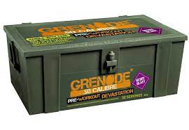 grenade 50 calibre pre workout review