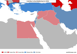 cold war in the middle east in 1956
