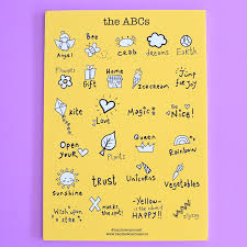 Abc Chart Yellow