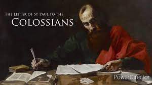 the letter of st paul to the colossians