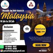 msia tour package at rs 31500