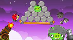 Angry Birds Cannon Collection 2 - FORCE ALL STONE TO THE BOSS PIGS! -  YouTube