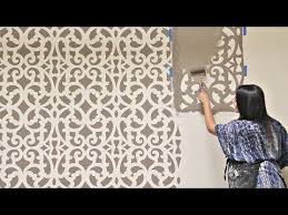 Wallpaper Pattern With Wall Stencils