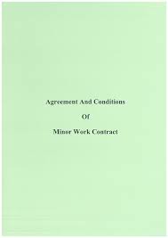 Pam Contracts Agreement And Conditions Of Minor Work Contract