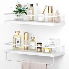 Onlysky White Floating Shelves With