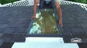 how to install skylights in a shed