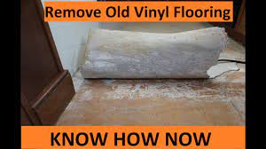 how to remove vinyl flooring you
