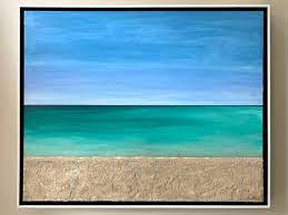 Sandy Beach Painting Ocean Painting