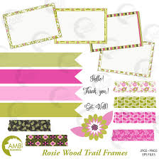 Frames And Tags Clipart Scrapbooking Pink Frames And Tags Washi Tape Words Ambillustrations