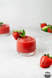 strawberry daiquiri with vodka sunday
