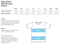 American Apparel Size Chart T Shirt Dreamworks