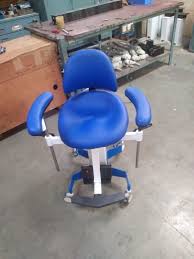 mild steel blue motorized surgeon stool