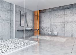 75 cement tile concrete floor bathroom