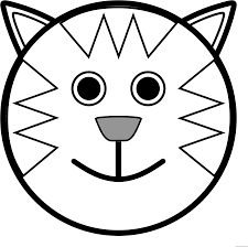One eye is green while the other is b. Teddy Bear Black And White Animal Clip Art Middot Bear Cat Face Coloring Pages 2555x2555 Png Clipart Download