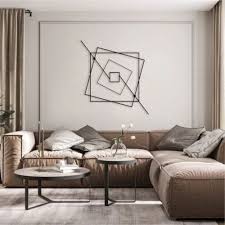 Black Metal Wall Art Geometric Wall Art