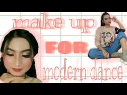 make up untuk modern dance mudah