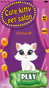 cute kitty pet salon crazy hot