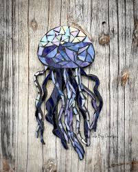 Jellyfish Glass Mosaic