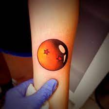 There are a lot of symbols and icons in strange that he chose an 8 star ball, considering there are only 7 dragon balls. Ink Addicts Around The World Unite 45 Photos Dragon Ball Tattoo Z Tattoo Tattoos