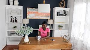 home office makeover on a budget
