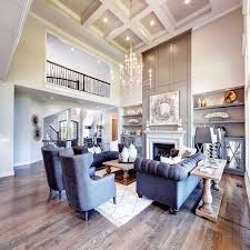 decorate living rooms with high ceilings