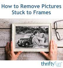 How To Remove Pictures Stuck To Frames